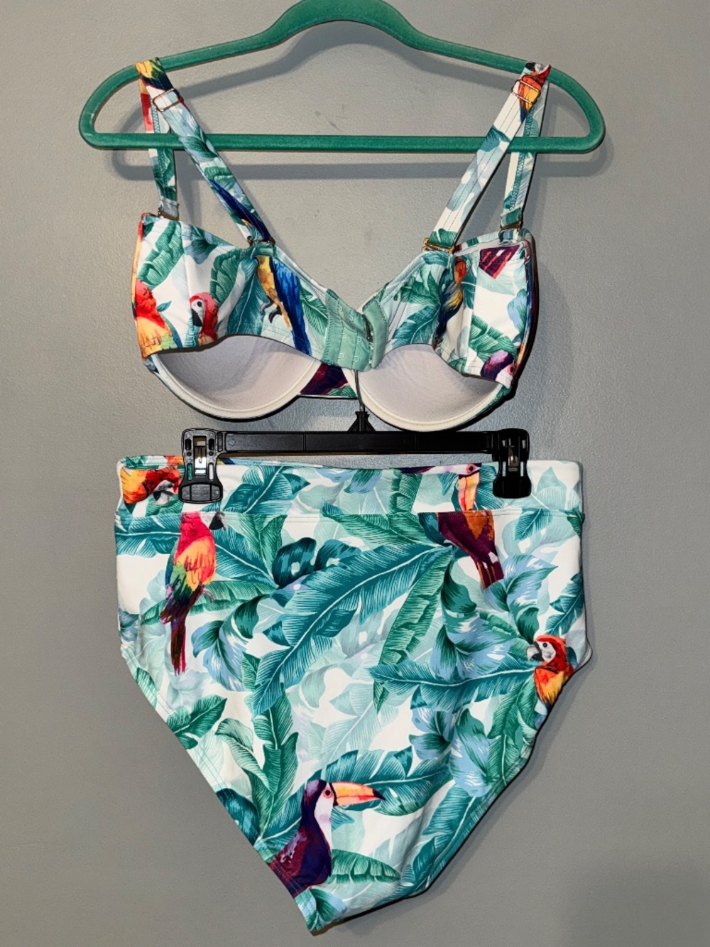 EUC Gabifresh x Swimsuits For All Waterslide Bikini & High Waisted Bottom Sz 18 - Picture 3 of 14